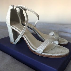 Stuart Weitzman Nearly Nude Wedding Sandals